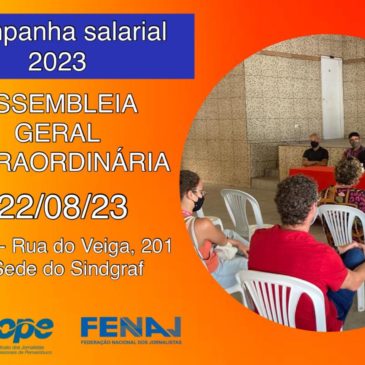 Assembleia Geral Extraordinária (AGE) – Edital de Convocação – Campanha Salarial 2023