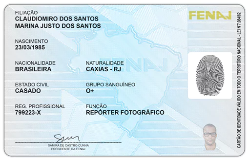 Imagem: carteira verso