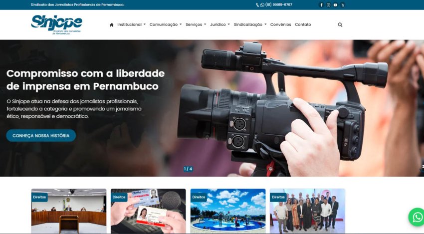O site do Sinjope está de cara nova!