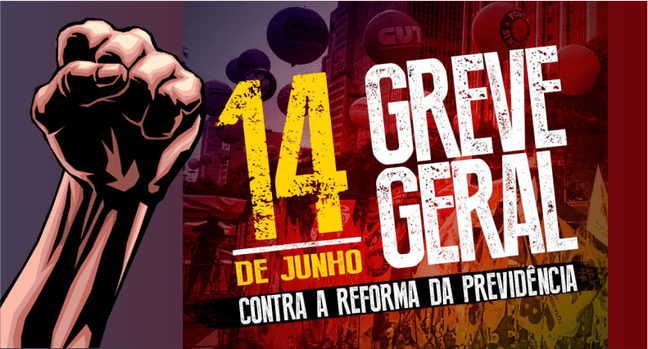 Greve Geral no dia 14/06 – Manifesto da FENAJ aos jornalistas brasileiros