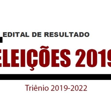 Edital de Resultado das Eleições – Sinjope 2019